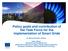 Policy goals and contribution of the Task Force for the implementation of Smart Grids