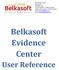 Belkasoft Evidence Center User Reference