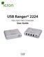 USB Ranger Fiber Optic USB 2.0 Extender. User Guide