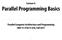 Parallel Programming Basics