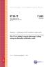 ITU-T T.851. ITU-T T.81 (JPEG-1)-based still-image coding using an alternative arithmetic coder SERIES T: TERMINALS FOR TELEMATIC SERVICES