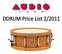 DDRUM DD1 Digital Drum Set 100 series Electronic Drum Kit incl. Module A9 Pc. Fr