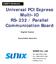 Universal PCI Express Multi-IO RS-232 / Parallel Communication Board