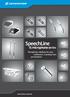 SpeechLine. IS microphone series. Microphone solutions for your conference meeting room presentation. Instruction manual