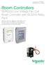 Room Controllers. SER8300 Line Voltage Fan Coil Room Controller with SC3000 Relay Pack