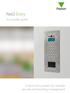 Net2 Entry. An installer guide. A door entry system for versatile security and building management