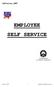 Self Service, 2007 EMPLOYEE SELF SERVICE
