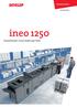 ineo 1250 monochrome 7,500 sheets per hour