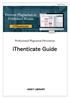 English version. Professional Plagiarism Prevention. ithenticate Guide UNIST LIBRARY