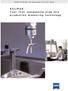 Industrial Measuring Technology from Carl Zeiss. ECLIPSE Your first inexpensive step into production measuring technology