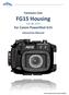 Fantasea Line. FG15 Housing. (Cat. No. 1390) For Canon PowerShot G15. Instruction Manual. FG15 Housing Instruction Manual