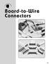 Board-to-Wire Connectors