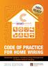 CODE OF PRACTICE FOR HOME WIRING