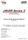 JNIOR Series 3. A Network I/O Resource Utilizing the JAVA Platform. Cinema.JNIOR Application Manual. Release 2.20