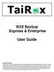 SOX Backup Express & Enterprise. User Guide