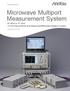 Microwave Multiport Measurement System