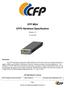 CFP MSA CFP2 Hardware Specification, Revision 1.0