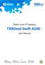 TRBOnet Swift A200. Radio-over-IP Gateway. User Manual. Internet. US Office Neocom Software Jog Road, Suite 202 Delray Beach, FL 33446, USA