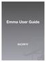 Contents. Emma User Guide