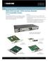DKM KVM Extender TX/RX Interface Modules and Compatible Chassis