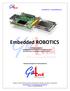 Embedded ROBOTICS. A 15 days program on Embedded Systems & Robotics Development with Microcontroller Technology & Image Processing