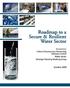 Roadmap to a Secure & ResIlient Water Sector