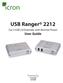 USB Ranger User Guide. Cat 5 USB 2.0 Extender with Remote Power. Powered by