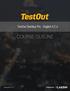 TestOut Desktop Pro - English 4.1.x COURSE OUTLINE. Modified