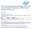 Intel Firmware Support Package (Intel FSP) for Intel Atom Processor C2000 Product Family POSTGOLD2