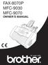 FAX-8070P MFC-9030 MFC-9070 OWNER S MANUAL