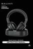 auricle CORDLESS HEADPHONES Model Number: HE INSTRUCTION MANUAL