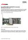 ServeRAID M5016 SAS/SATA Controller IBM Redbooks Product Guide