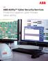 ABB Ability Cyber Security Services Protection against cyber threats takes ability