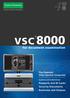 VSC for document examination. foster+freeman. The Essential Video Spectral Comparator