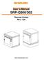User s Manual SRP-Q300/302 Thermal Printer Rev. 1.00