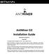 AntMiner D3 Installation Guide