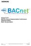 Desigo V5.1 BACnet Protocol Implementation Conformance Statement (PICS) Basic documentation