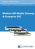 Mediant 800 Media Gateway & Enterprise SBC