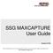 SSG MAXCAPTURE User Guide