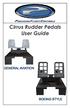 Cirrus Rudder Pedals User Guide