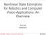Nonlinear State Estimation for Robotics and Computer Vision Applications: An Overview