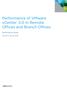 Performance of VMware vcenter. 5.0 in Remote Offices and Branch Offices. Performance Study TECHNICAL WHITE PAPER