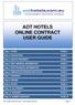 AOT HOTELS ONLINE CONTRACT USER GUIDE