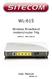 WL-615. Wireless Broadband modem/router 54g. User Manual (ADSL2+, B/G) Version: 1.0