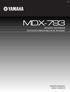 MDX-793 MINIDISC RECORDER LECTEUR ENREGISTREUR DE MINIDISC OWNER S MANUAL MODE D EMPLOI