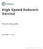 High Speed Network Service