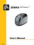 ZEBRA. User s Manual. ZXP Series 1 P