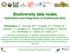 Biodiversity data nodes - digitization and integration of biodiversity data -