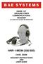 HAWK 127 GROUND CREW COMMUNICATIONS HEADSET with MOUTH GUARD MICROPHONE HNP-1-MGM (300/300) CAGE: Z8X88 HEADSET INSTRUCTIONS AND USER GUIDE