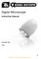 Digital Microscope. Instruction Manual. November B. Primary ICT Ltd -